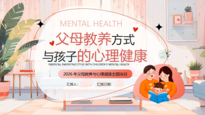 2026年父母教养与心理健康主题培训讲座：父母教养方式与孩子的心理健康-晓雯教务资料