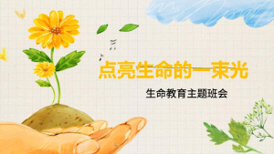 【通用】【生命教育】点亮生命的光生命教育主题班会《生命的意义》-晓雯教务资料