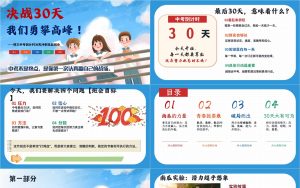 图片[2]-【初三】【中考冲刺】主题班会——决战30天，我们勇攀高峰-晓雯教务资料